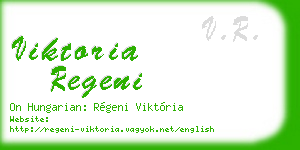 viktoria regeni business card